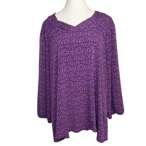Designers Originals Purple‎ and Black Top
